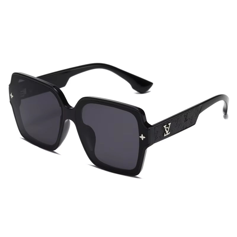 New Fashion Women's Sunglasses Luxury UV400 Small Fragrance Style Large Frame Lightweight Eyewear for Outdoor Sports