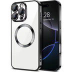 For iPhone 17 Pro Max Strong Magnetic With Built in Lens Protector Accept Wireless Charging Phone Cover Fundas for IPhone17air