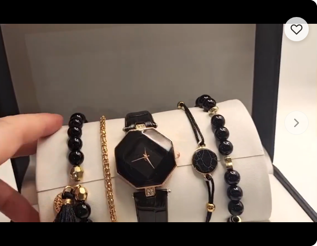 Hot and Popular Foreign Trade Items, Low-key Luxury Classic Design Women's Quartz Watch and Exquisite Bracelet