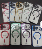 For iPhone 17 Pro Max Strong Magnetic With Built in Lens Protector Accept Wireless Charging Phone Cover Fundas for IPhone17air